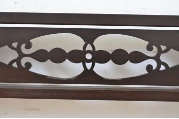 アンティーク建具　透かし彫りが目を惹く小さな欄間3枚セット(明かり取り、明り取り)(R-064331)