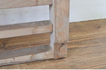 アンティーク建具　経年によって増した味わいが魅力!古いお屋敷の手すり(手摺り、フェンス、柵)(R-064337)