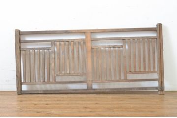 アンティーク建具　経年によって増した味わいが魅力!古いお屋敷の手すり(手摺り、フェンス、柵)(R-064338)
