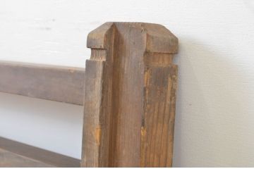 アンティーク建具　経年によって増した味わいが魅力!古いお屋敷の手すり(手摺り、フェンス、柵)(R-064338)