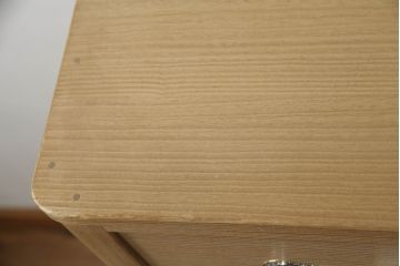 中古　美品　国産　職人手造り　胴丸型で品のある優しい雰囲気が魅力の総桐箪笥(桐たんす、着物箪笥、衣装箪笥、和タンス、引き出し)(R-064349)