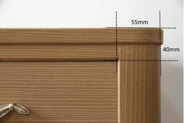 中古　美品　国産　職人手造り　胴丸型で品のある優しい雰囲気が魅力の総桐箪笥(桐たんす、着物箪笥、衣装箪笥、和タンス、引き出し)(R-064349)