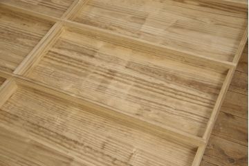 中古　国産　職人手造り　桑材装飾　たっぷりの衣装盆で収納力ばっちりの総桐箪笥(並厚、四方丸、桐たんす、着物箪笥、収納箪笥、和タンス、衣装盆)(定価推定70万円)(R-064351)