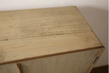 中古　国産　職人手造り　桑材装飾　たっぷりの衣装盆で収納力ばっちりの総桐箪笥(並厚、四方丸、桐たんす、着物箪笥、収納箪笥、和タンス、衣装盆)(定価推定70万円)(R-064351)