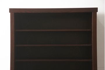 中古　美品　上質な和の空間を演出する二段重ね水屋箪笥(食器棚、茶タンス、キャビネット、収納棚、戸棚)(R-064353)