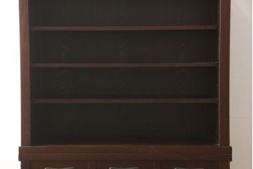中古　美品　上質な和の空間を演出する水屋箪笥サイドボード(サイドキャビネット、収納棚、戸棚、下駄箱)(R-064354)
