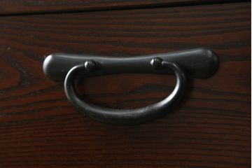 中古　美品　上質な和の空間を演出する水屋箪笥サイドボード(サイドキャビネット、収納棚、戸棚、食器棚、茶箪笥)(R-064355)