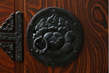 中古　美品　岩谷堂箪笥　力強い木目が美しい和箪笥　(R-064359)