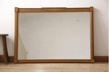 中古　DREXEL HERITAGE(ドレクセルヘリテイジ)　Triune(トライユン)　クラシカルな雰囲気のウォールミラー(壁掛け鏡、姿見、店舗什器)(R-064363)