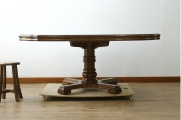 中古　美品　DREXEL HERITAGE(ドレクセルヘリテイジ)　Grand Villa(グランドヴィラ)　上品なデザインのダイニングテーブル　定価約60万円　(R-064375)