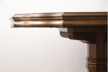中古　美品　DREXEL HERITAGE(ドレクセルヘリテイジ)　Grand Villa(グランドヴィラ)　上品なデザインのダイニングテーブル(エクステンションテーブル、拡張式テーブル、食卓、2人掛け、4人掛け、6人掛け)(定価約60万円)(R-064375)