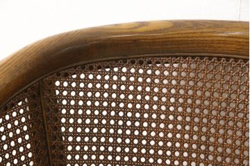 中古　美品　DREXEL HERITAGE(ドレクセルヘリテイジ)　くつろぎの時間を演出するキャスター付きアームチェア(椅子、イス、ダイニングチェア)(R-064376)
