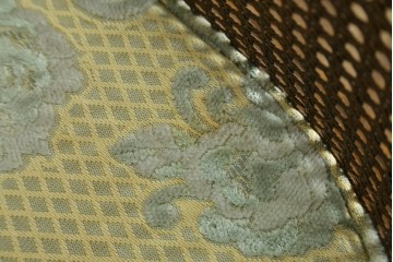 中古　美品　DREXEL HERITAGE(ドレクセルヘリテイジ)　くつろぎの時間を演出するキャスター付きアームチェア　(R-064377)