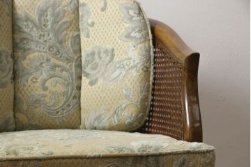 中古　美品　DREXEL HERITAGE(ドレクセルヘリテイジ)　くつろぎの時間を演出するキャスター付きアームチェア(椅子、イス、ダイニングチェア)(R-064378)