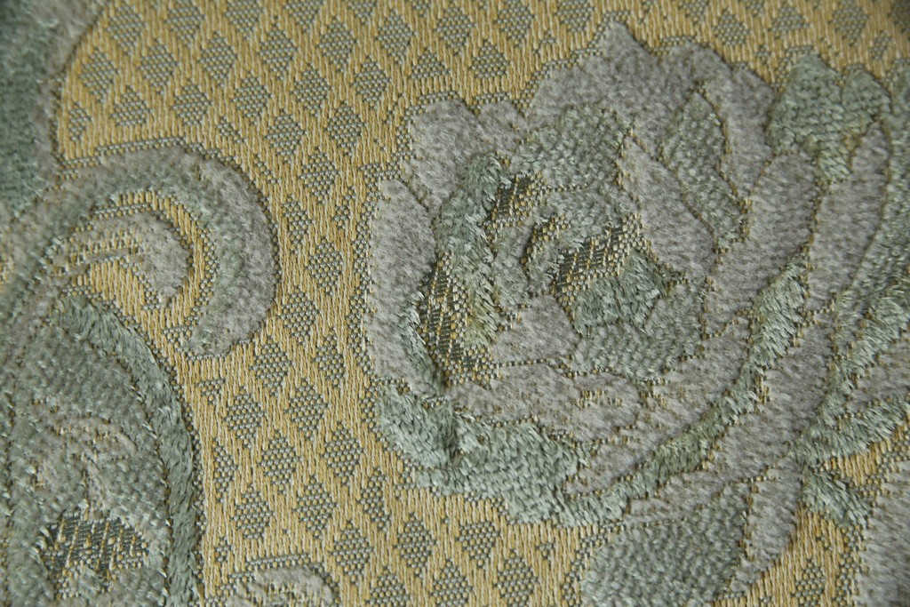 中古　美品　DREXEL HERITAGE(ドレクセルヘリテイジ)　くつろぎの時間を演出するキャスター付きアームチェア　(R-064379)