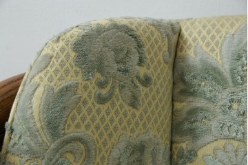 中古　美品　DREXEL HERITAGE(ドレクセルヘリテイジ)　くつろぎの時間を演出するキャスター付きアームチェア　(R-064379)