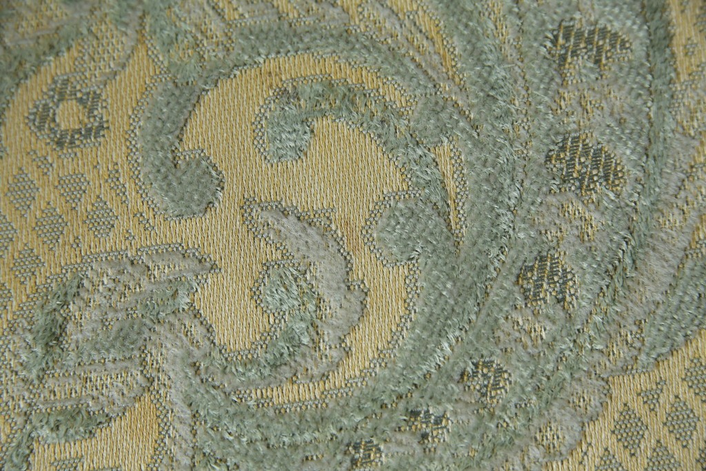 中古　美品　DREXEL HERITAGE(ドレクセルヘリテイジ)　くつろぎの時間を演出するキャスター付きアームチェア　(R-064379)