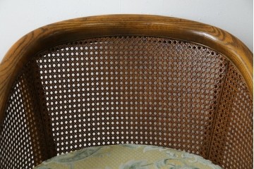 中古　美品　DREXEL HERITAGE(ドレクセルヘリテイジ)　くつろぎの時間を演出するキャスター付きアームチェア　(R-064379)