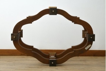 中古　美品　DREXEL HERITAGE(ドレクセルヘリテイジ)　FRANCESCA(フランチェスカ)シリーズ　エレガントなデザインの脚が魅力的なガラス天板のカクテルテーブル　定価約48万円　(R-064381)