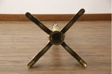 中古　美品　イタリア製　3G社　ゴージャスなデザインが魅力的なコートハンガー(ポールハンガー、帽子掛け、店舗什器)(定価約10万円)(R-064384)
