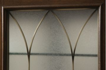 中古　美品　カリモク家具(karimoku)　domani(ドマーニ)　QUEENS　LIFE(クイーンズライフ)　洗練されたデザインが美しいキュリオケース(飾り棚、ガラスケース、ショーケース、キャビネット)(定価約40万円)(R-064386)