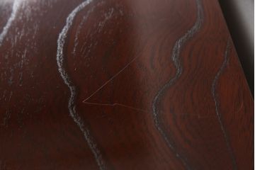 中古　美品　遠野民芸　職人手作り品　向鶴金具の立派な造りが目を惹く民芸箪笥(和タンス、収納箪笥、衣装箪笥、整理箪笥、引き出し、サイドチェスト)(R-064452)