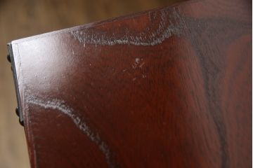 中古　美品　遠野民芸　職人手作り品　向鶴金具の立派な造りが目を惹く民芸箪笥(和タンス、収納箪笥、衣装箪笥、整理箪笥、引き出し、サイドチェスト)(R-064452)