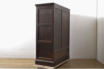 和製ビンテージ　美品!!　高山デザイン　直線的なデザインが美しいワードローブチェスト(洋服タンス、たんす、ベビータンス、収納箪笥、ヴィンテージ)(R-064455)
