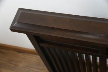 和製ビンテージ　北海道民芸家具　希少な絶版品!!　品のある色合いと重厚な佇まいが魅力の衝立て(衝い立て、つい立て、仕切り、パーテーション、ヴィンテージ)(R-064461)