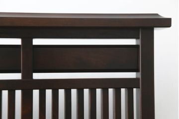 和製ビンテージ　北海道民芸家具　希少な絶版品!!　品のある色合いと重厚な佇まいが魅力の衝立て(衝い立て、つい立て、仕切り、パーテーション、ヴィンテージ)(R-064461)