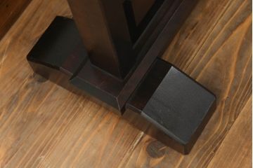 和製ビンテージ　北海道民芸家具　希少な絶版品!!　品のある色合いと重厚な佇まいが魅力の衝立て(衝い立て、つい立て、仕切り、パーテーション、ヴィンテージ)(R-064461)