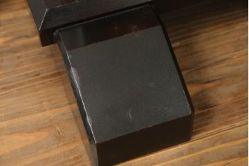 和製ビンテージ　北海道民芸家具　希少な絶版品!!　品のある色合いと重厚な佇まいが魅力の衝立て(衝い立て、つい立て、仕切り、パーテーション、ヴィンテージ)(R-064461)