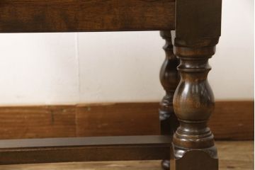 和製ビンテージ　松本民芸家具　ワンランク上の贅沢な空間にぴったりな風格漂うナイト卓子(サイドテーブル、ナイトテーブル、コーヒーテーブル、ヴィンテージ)(R-064462)