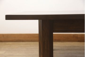 和製ビンテージ　松本民芸家具風の重厚な座卓(ローテーブル、センターテーブル、ヴィンテージ)(R-064464)