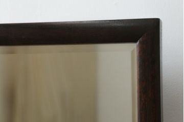和製ビンテージ　松本民芸家具　和洋折衷の空間に馴染みの良い524型小鏡台(ミラー、引き出し付き、ヴィンテージ)(R-064467)
