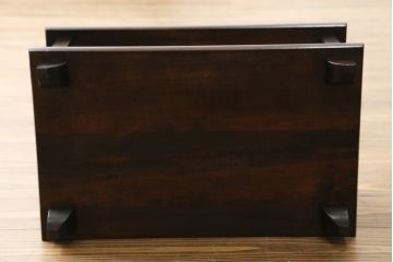 和製ビンテージ　松本民芸家具　和洋折衷の空間に馴染みの良い524型小鏡台(ミラー、引き出し付き、ヴィンテージ)(R-064467)