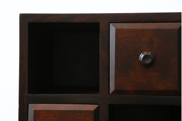 和製ビンテージ　希少　絶版品　北海道民芸家具　縦でも横でもお好みで使える小引き出し　(R-064475)