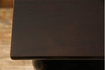 和製ビンテージ　希少な絶版品　北海道民芸家具　HM441　モダンでシックな佇まいのマガジンラックサイドテーブル(マガジン卓、本立て、収納、ヴィンテージ)(R-064477)