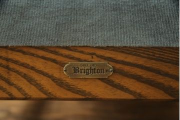 中古　イギリスデザイン　ブライトン(Brighton)　格調高い英国スタイルの1人掛けソファ(一人掛けソファ、アームソファ、アームチェア、1P)(R-064491)