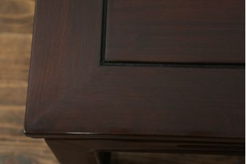 アジアンビンテージ　花梨(カリン)材　繊細な彫刻が見事なローテーブル(センターテーブル、リビングテーブル、ヴィンテージ)(R-064497)