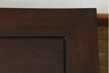 アジアンビンテージ　花梨(カリン)材　繊細な彫刻が見事なローテーブル(センターテーブル、リビングテーブル、ヴィンテージ)(R-064497)
