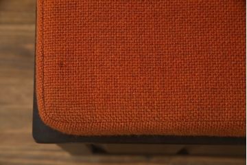 中古　北海道民芸家具　品のある佇まいが魅力のドレッサースツール(椅子、イス、収納付き)(R-064512)