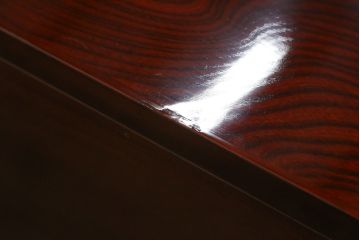 中古　美品　岩谷堂箪笥　丁寧な造りの手打ち金具が目を惹くサイドチェスト(サイドボード、和タンス、収納箪笥、引き出し、整理箪笥)(R-064517)
