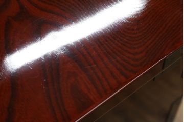 中古　美品　岩谷堂箪笥　丁寧な造りの手打ち金具が目を惹くサイドチェスト(サイドボード、和タンス、収納箪笥、引き出し、整理箪笥)(R-064517)