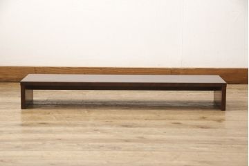 中古　松本民芸家具　ディスプレイに活躍してくれる飾り台(花台、作業台、テレビ台、陳列台、店舗什器)(R-064535)