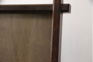 和製ビンテージ　希少な絶版品!!　北海道民芸家具　シックな色合いで落ち着いた空間を演出する写真立て3点セット(フォトフレーム、フォトスタンド、ヴィンテージ)(R-064539)