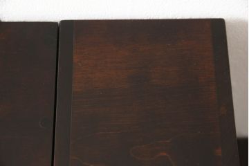 和製ビンテージ　北海道民芸家具　絶版品　アレンジ次第で様々な使い方ができる卓上収納(小引き出し、小物収納、ヴィンテージ)(R-064542)