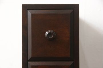 和製ビンテージ　北海道民芸家具　絶版品　3way　アレンジ次第で様々な使い方ができる卓上収納(小引き出し、小物収納、ヴィンテージ)(R-064543)