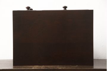 和製ビンテージ　北海道民芸家具　絶版品　3way　アレンジ次第で様々な使い方ができる卓上収納(小引き出し、小物収納、ヴィンテージ)(R-064543)