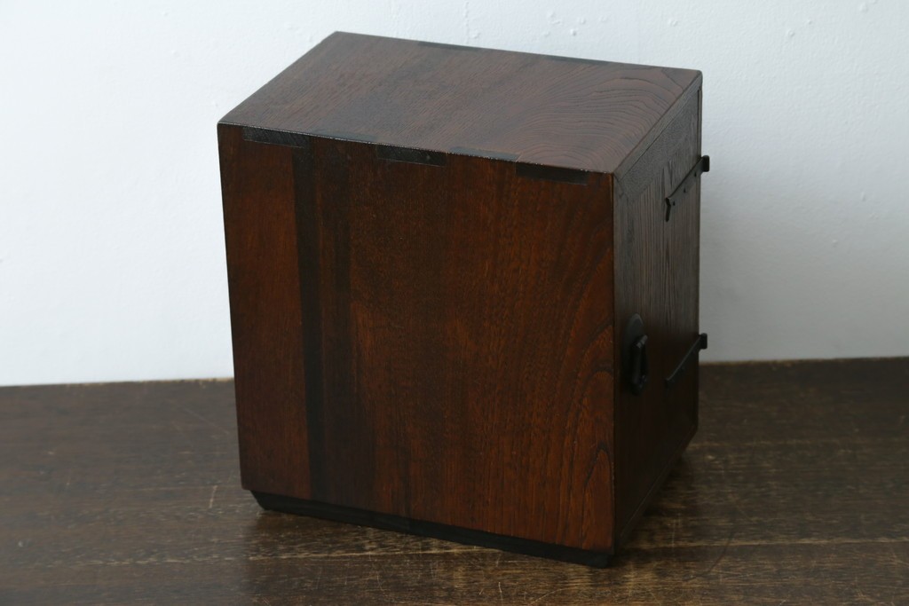 和製アンティーク　希少!!　武井武雄　刊本作品専用保存箱とペン立て・トレーの3点セット　(R-064546)